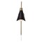 Nuvo Tango 1-Light Wall Sconce - Matte Black with Burnished Brass 60/7467 - alternate 5